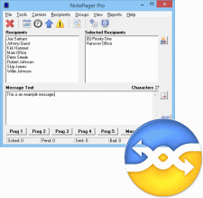 Screenshot of NotePager Pro