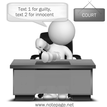 Court Verdict Cartoon