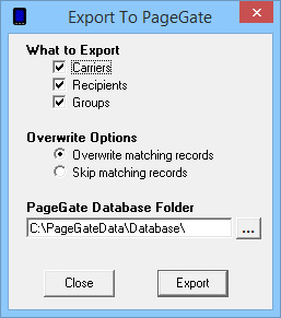 ExportToPageGate