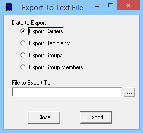 ExportToTextFile