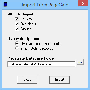 ImportFromPageGate