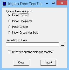 ImportFromTextFile