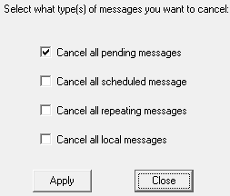 cancel