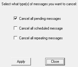 cancel