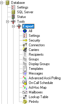 DatabaseToolsExport