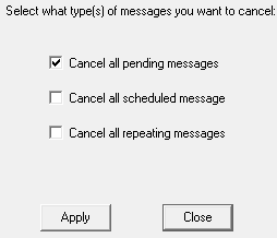 cancel