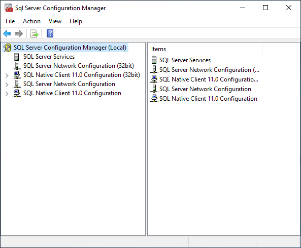 SQLConfigManager