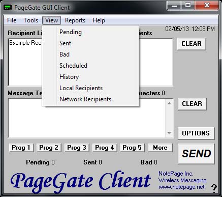 PG Client View