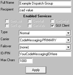 CodeMessagingRecip